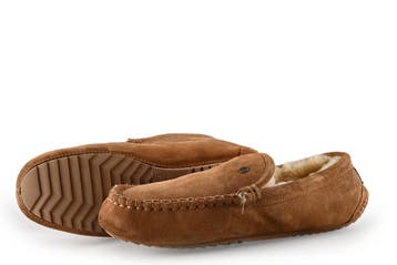 Warmbat Pantoffels in maat 43 Cognac, Overige kleuren, Verzenden, Warmbat, Zo goed als nieuw