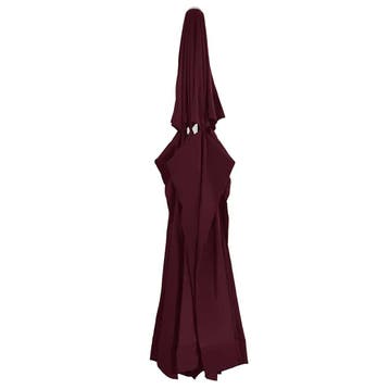 vidaXL Vervangingsdoek voor parasol 610 cm bordeauxrood, Verzenden, Nieuw