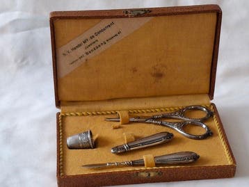 Naaiset - Foudraal met zilver