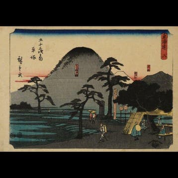 Utagawa Hiroshige /  (1797–1858) De Tkaid, Vijftigdrie