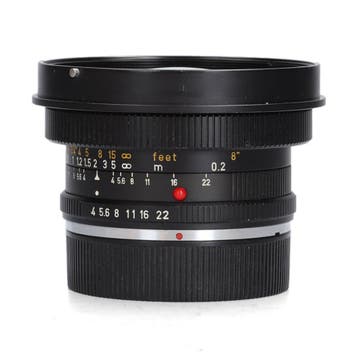 Leica Super-Angulon-R 21mm f/4 - Groothoeklens, Ophalen of Verzenden, Zo goed als nieuw