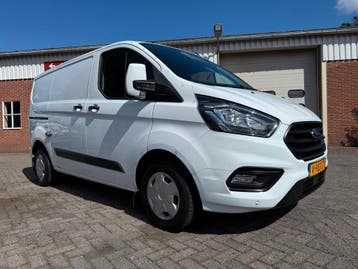 Ford Transit Custom 300 2.0 TDCI Trend 2x schuifdeur camera, Gebruikt, Euro 6, Wit, Ford