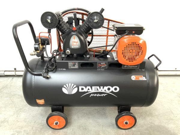 Veiling - Daewoo luchtcompressor 100L DAAX100L, Doe-het-zelf en Verbouw, Compressors
