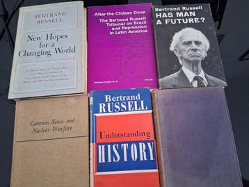 Bertrand Russell - Lot with 6 books - 1923-1973