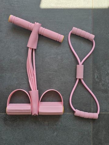 Weerstandsband Set Fitness Elastieken Thuis Gym, Ophalen of Verzenden, Nieuw, Benen, Weerstandband