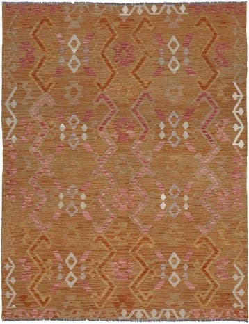 Handgeweven Designer Kelim – Afghan Design - Kelim - 199 cm, Nieuw