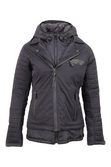Sos Jas in maat 38 Zwart, Kleding | Dames, Jassen | Winter, Sos, Verzenden, Zo goed als nieuw, Zwart