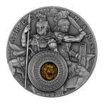 Niue. 5 Dollars 2021 2 oz $5 NZD Niue Silver Ares and Mars