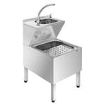 GGM Gastro | Handwas- & spoelbak - RVS - met mengkraan, |, Verzenden, Nieuw in verpakking, RVS Meubilair
