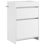 vidaXL Badkamer Onder Wasbak Kast Wit 56 x 37,5 x 81 cm, Verzenden, Nieuw