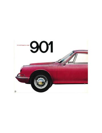 1963 PORSCHE 901 BROCHURE DUITS, Nieuw, Porsche, Author