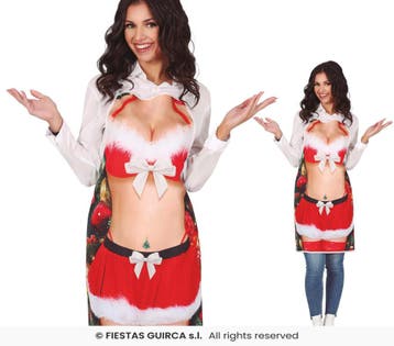 Schort Miss Santa Sexy, Ophalen of Verzenden, Nieuw