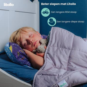 2dekans | Litollo Verzwaringsdeken Kind 4,5 kg Met, Ophalen of Verzenden, Zo goed als nieuw