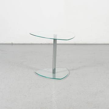 Bijzettafel Solidesk - Glas - 50 x 50 cm, Ophalen of Verzenden, Nieuw