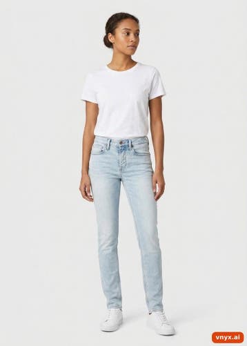 Vintage Jeans Dames maat WW31 / L31 Lichtblauw Vintage, Ophalen of Verzenden, Nieuw