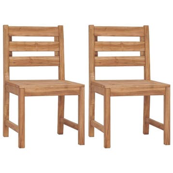 Luxe Tuinstoelen Massief Teak | Laatste Stuk!, Tuin en Terras, Ophalen of Verzenden, Gebruikt, Teakhout