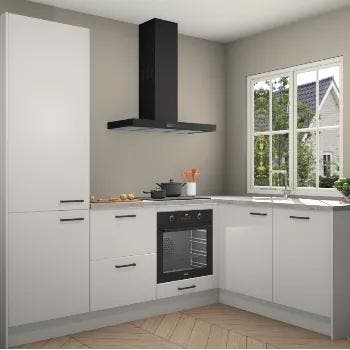 Zijdegrijze keuken Linz 114892, Verzenden, Nieuw