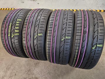 235/40/19 96W BRIDGESTONE ZOMERBANDEN 7,5MM PROFIEL DEMO  4X, Gebruikt, 235 mm, Band(en), Personenwagen
