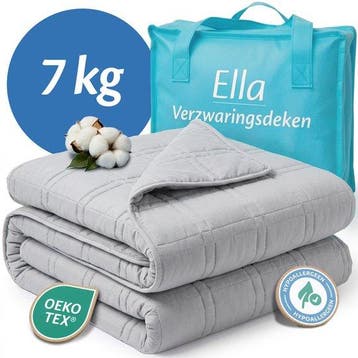 2dekans | Ella Verzwaringsdeken 7 kg - OEKO-TEX Katoen, Ophalen of Verzenden, Zo goed als nieuw