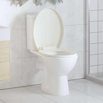 vidaXL Toiletbril soft-close met quick-release ontwerp wit, Verzenden, Nieuw