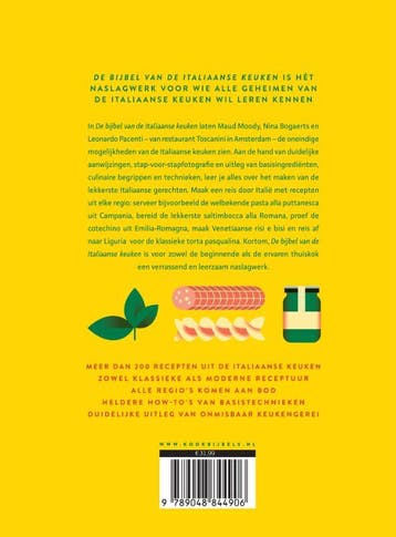 De bijbel van de Italiaanse keuken / Landenbijbels, Boeken, Kookboeken, Verzenden, Zo goed als nieuw, Nina Bogaerts
