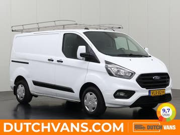 Ford Transit Custom 2.0TDCI Bestelbus 2021 L1 H1 Diesel, Auto's, Euro 6, Wit, Nieuw, Ford