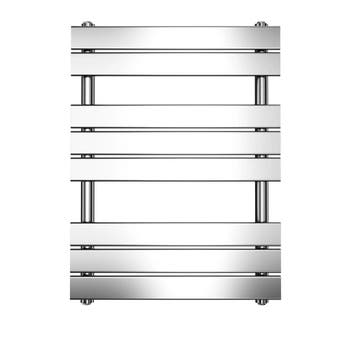 Designradiator Ella 80x60cm chroom 468W zij aansluiting, Verzenden, Nieuw