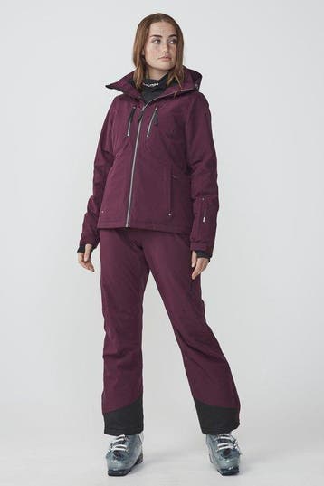 Tenson Ellie Dames Ski jas - Maat 36 - Wijnrood, Verzenden, Nieuw