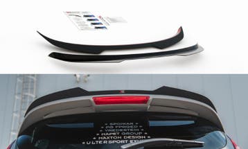 Spoiler Ford Fiesta ST Mk7 Facelift 2013-2016 Maxton Glans, Auto-onderdelen, Ophalen of Verzenden, Nieuw