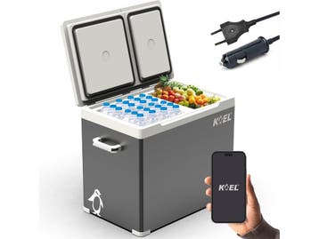KOEL Crate Dual 38 - Compressor Koelbox 12V en 230V - Koelen, Caravans en Kamperen, Verzenden, Zo goed als nieuw
