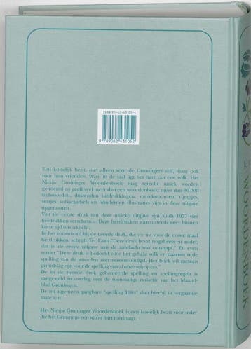 Nieuw Groninger woordenboek 9789062431052 K. ter Laan, Verzenden, Zo goed als nieuw, K. ter Laan
