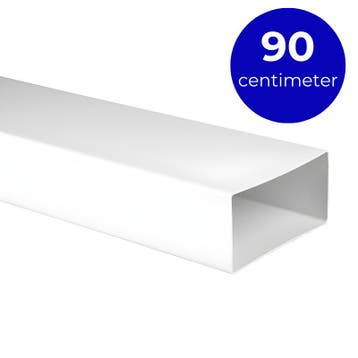 Kunststof rechthoekig kanaal 120 x 60mm (lengte 90cm), Verzenden, Nieuw