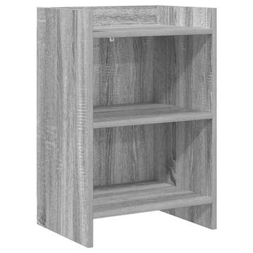 vidaXL Nachtkastjes Grijs Sonoma 40 x 30 x 60 cm Bewerkt, Minder dan 45 cm, Verzenden, Nieuw, 55 tot 70 cm