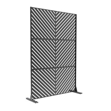 Tuinscherm Kekan 180x120x40 cm zwart casa.pro, Tuin en Terras, Tuinschermen, Verzenden, Nieuw