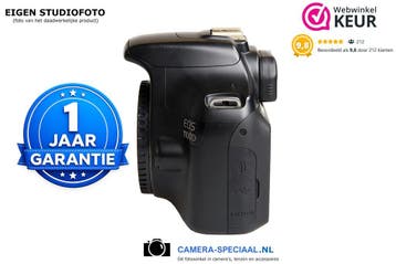 Canon EOS 1100D digitale camera met 12 maanden garantie, Ingebouwde flitser, Spiegelreflex, Canon, Ophalen of Verzenden