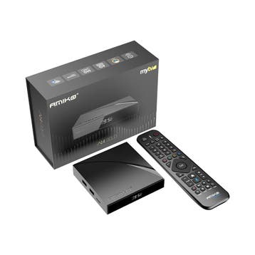Amiko A14 Gold IPTV Set Top Box - Media streamer, Audio, Tv en Foto, Ophalen of Verzenden, Nieuw
