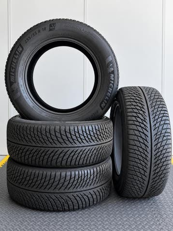 4x 255/55 R18 WINTER – €400 INCL. GRATIS MONTAGE | VOORRAAD, Ophalen, 18 inch, Gebruikt, 255 mm