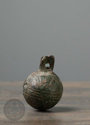 Luristan Brons Luristanse bronzen bel - 5 cm, Antiek en Kunst