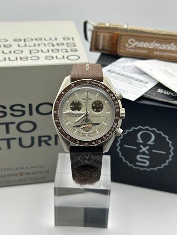 Omega x Swatch - MoonSwatch - Mission to Saturn - Zonder, Nieuw