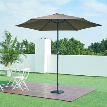 Parasolvoet Biccari parasolhouder beton vierkant 35x35x5,5 c, Verzenden, Nieuw