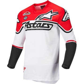 Alpinestars Racer Flagship MX shirt rood - MAAT S, Motoren, Verzenden, Nieuw met kaartje, Motorcrosskleding, Alpinestars