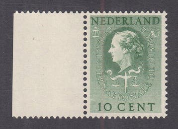 Nederland 1951 - Cour Internationale de Justice - NVPH D34, Gestempeld