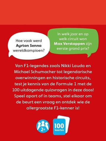 Lets Quiz! - Formule 1 9789044766813, Boeken, Verzenden, Zo goed als nieuw