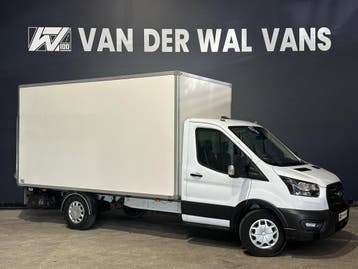Ford Transit 2.0 TDCI 160pk Bakwagen Laadklep Euro6 Airco |, Stof, Gebruikt, Wit, Dealer onderhouden