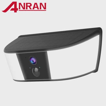 2K Buiten Beveiligingscamera met Wandlamp, Kleuren Nachtzich, Verzenden