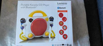 Lenco KCD-1000S Draagbare Karaoke CD Speler met Bluetooth, Verzenden, Nieuw, Overige typen, Met cd-speler