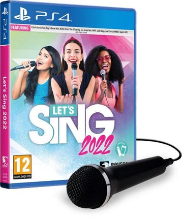 Lets Sing 2022 + 1 microfoon - Playstation 4, Spelcomputers en Games, Verzenden, Nieuw