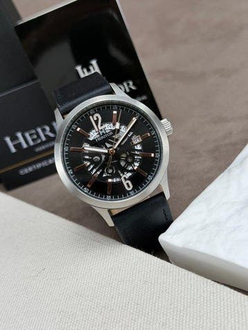 Heritor - Automatic Dayne Black/Rose Gold - Zonder, Nieuw
