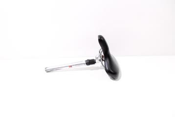 HZ zwart zadel | 27,2mm verende zadelpen, Verzenden, Nieuw