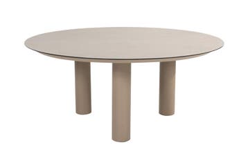 Taste Donato low dining tuintafel Ø160 cm. - Latte, Verzenden, Nieuw, Rond, Overige materialen